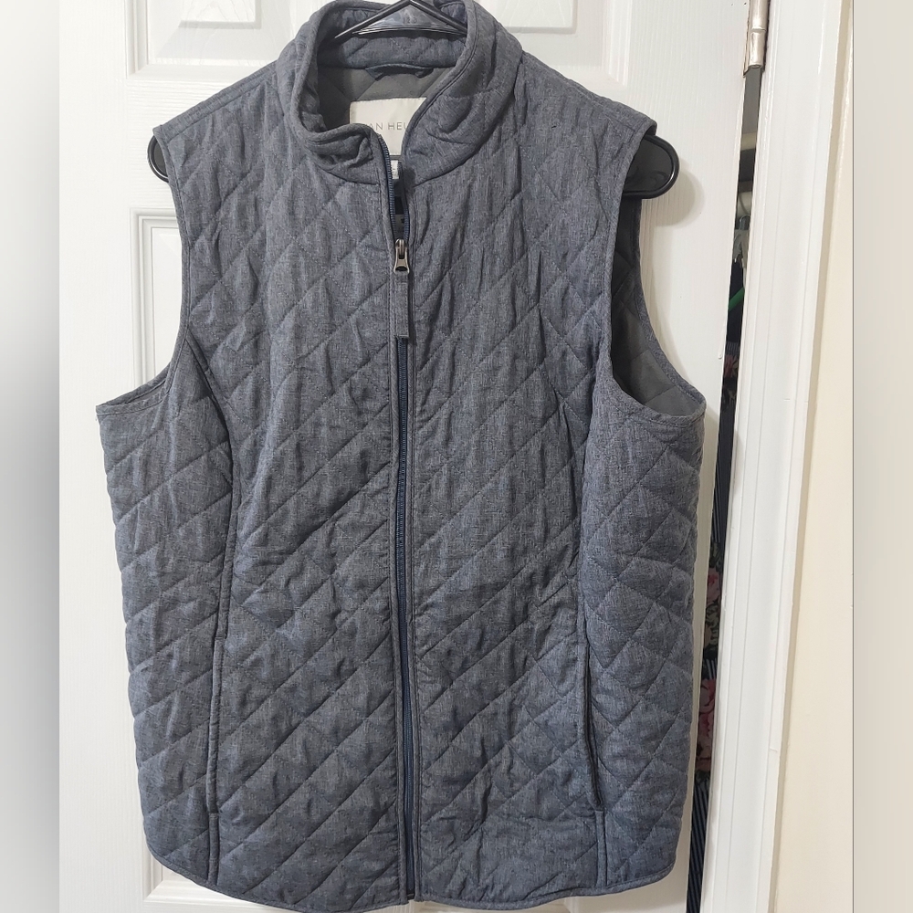 Quilted Gray Vest